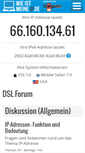 Mobile Screenshot of forum.wieistmeineip.de